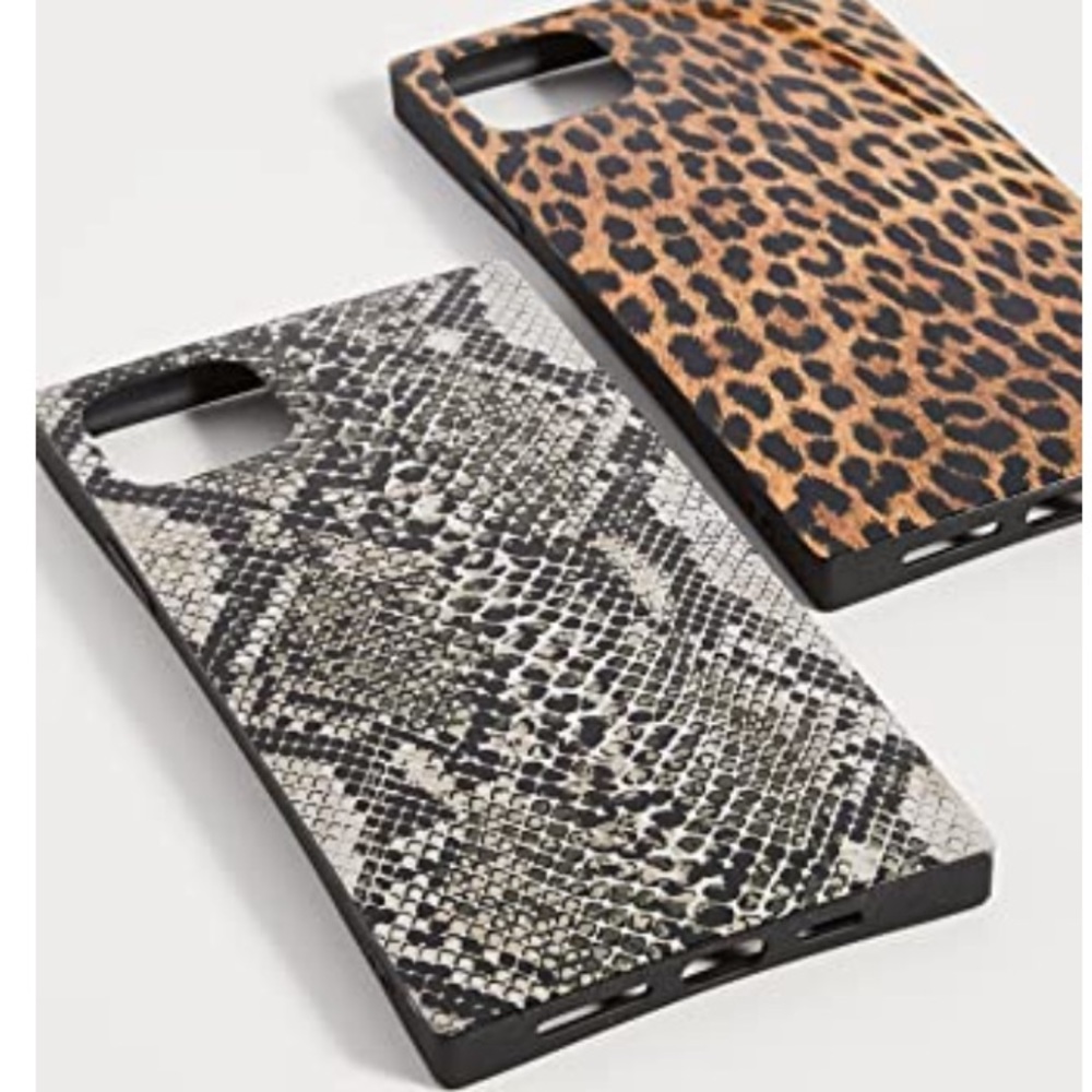 iPhone Case Square iPhone X-XS iDecoz Leopard Animal Print NEW - Picture 2 of 8